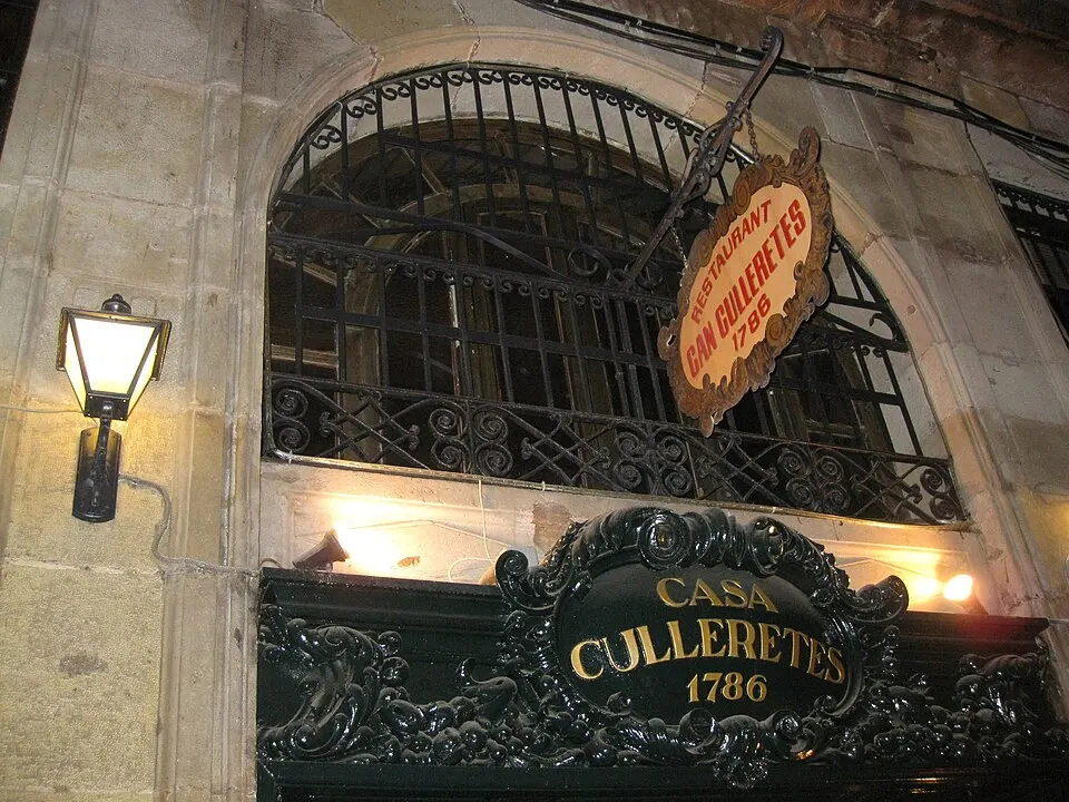 Detalle del restaurante Can Culleretes