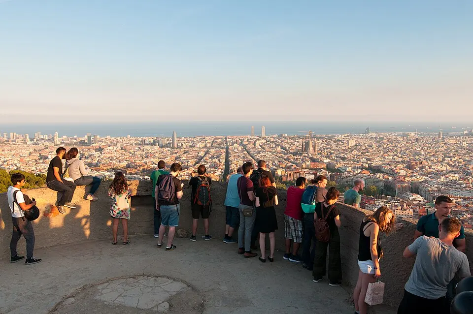 Vista de Barcelona desde los Bunkers del Carmel