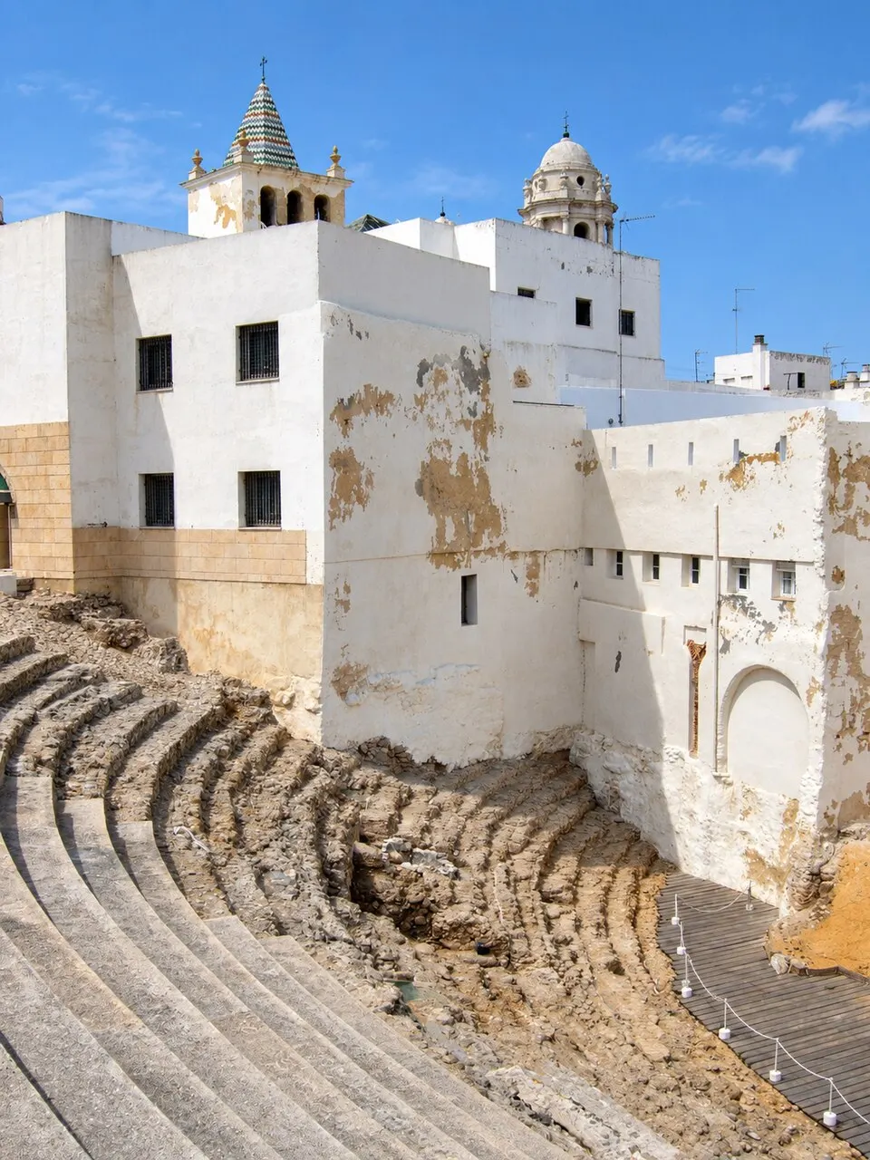 Gradas del Teatro Romano de Cádiz