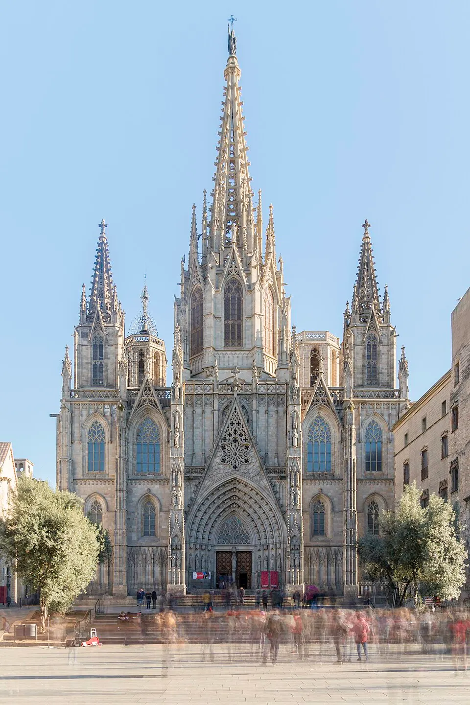 Fachada de la Catedral de Barcelona