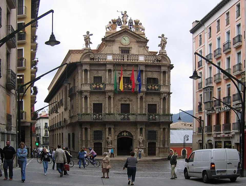 Ayuntamiento de Pamplona en la Plaza Consistorial