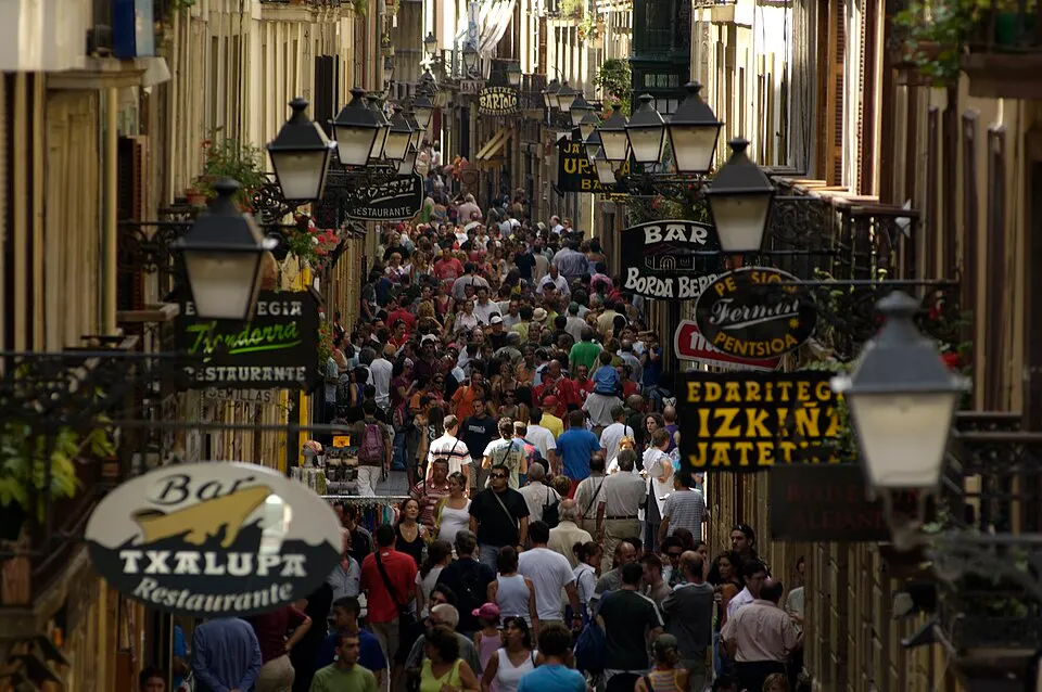 Calle de la Parte Vieja de San Sebastián