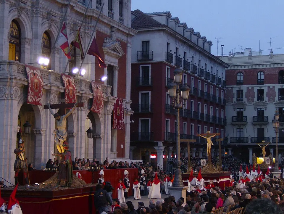 Procesión de Semana Santa en Valladolid
