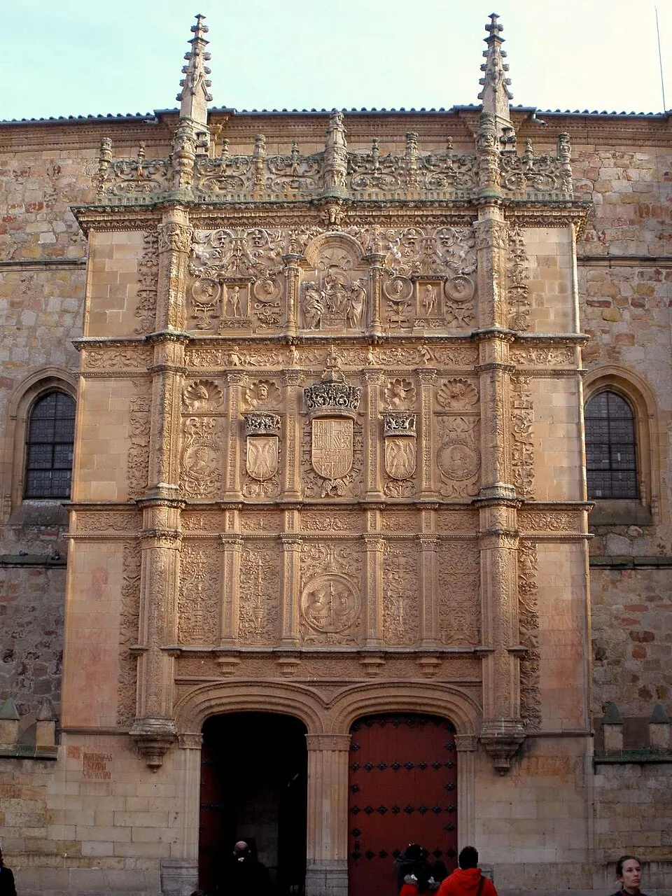 Fachada plateresca de la Universidad de Salamanca