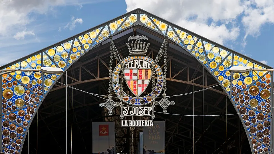 Entrada del Mercat de la Boqueria