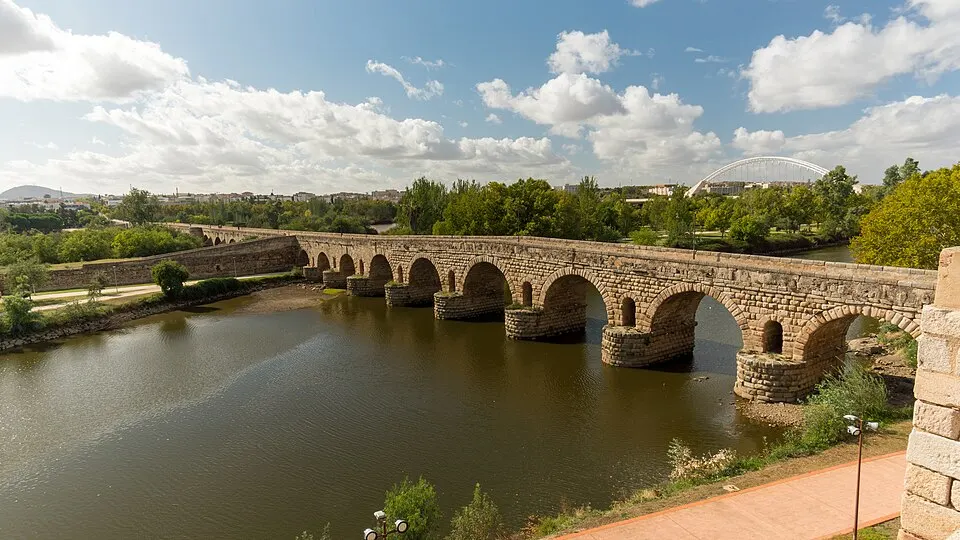 Puente Romano sobre el Guadiana