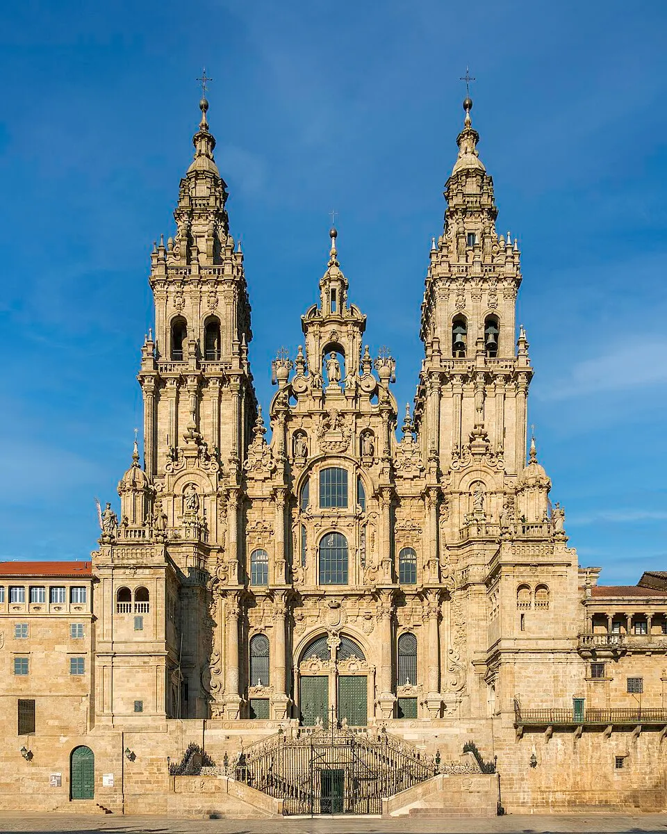 Fachada del Obradoiro de la Catedral de Santiago