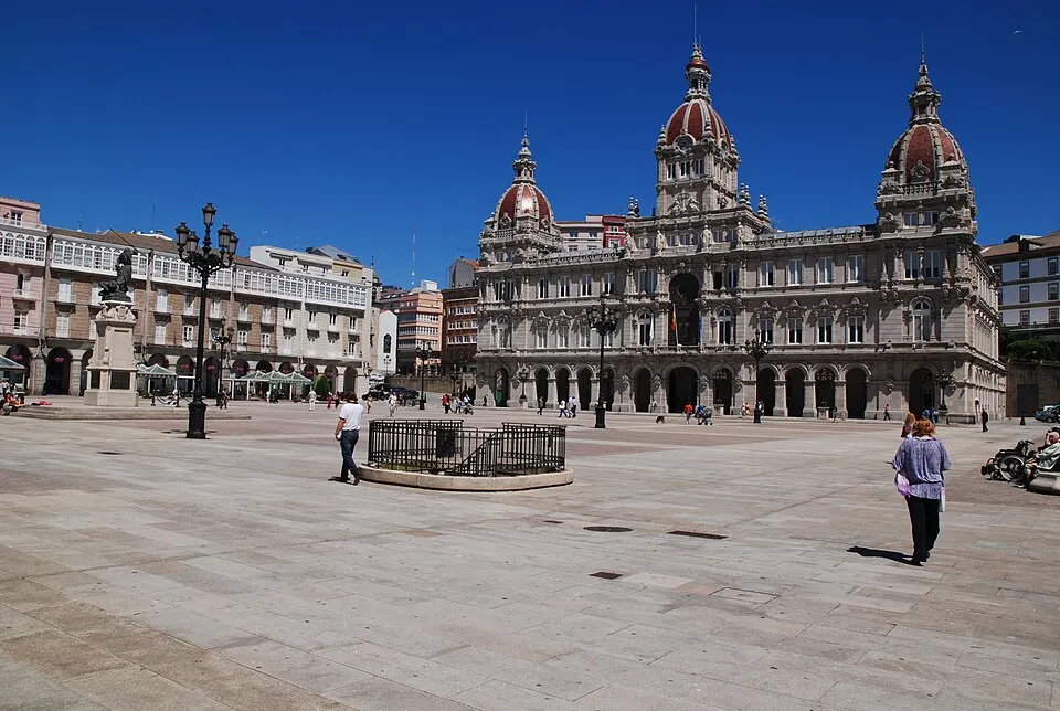 Plaza de María Pita y el Ayuntamiento