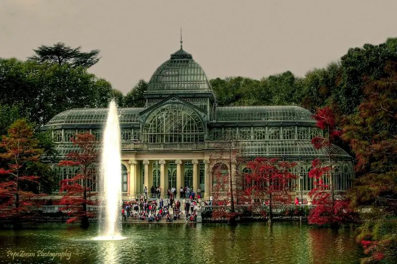 Estanque Grande del Retiro con el monumento a Alfonso XII