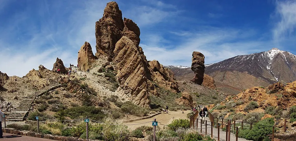 Roques de García frente al Teide