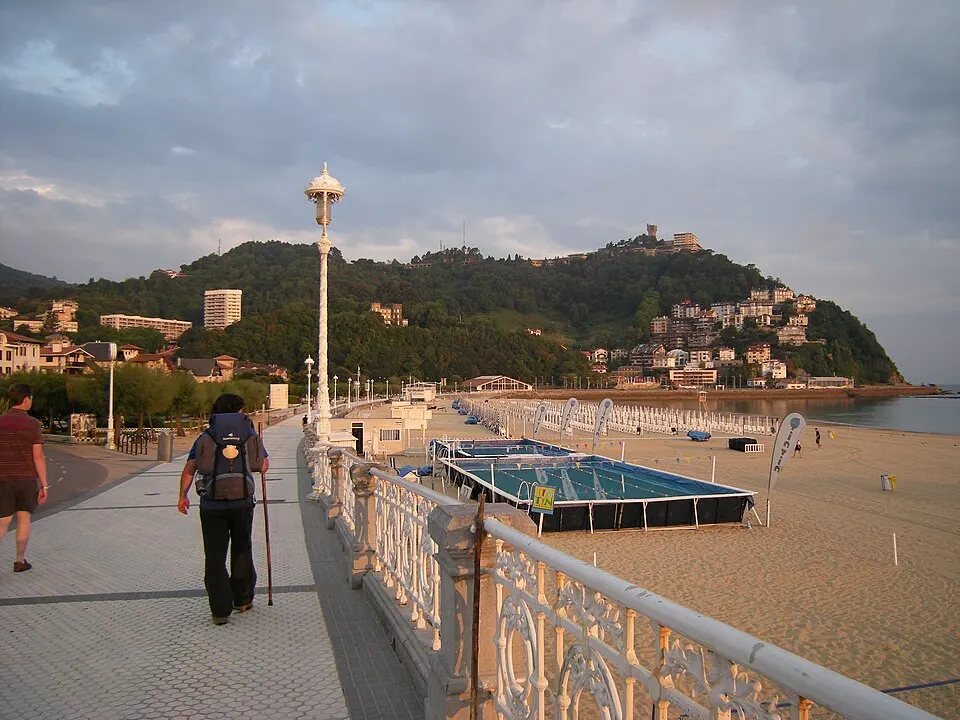 Vista de la bahía de La Concha desde el Monte Igueldo