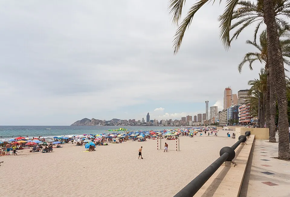 Playa de Poniente de Benidorm