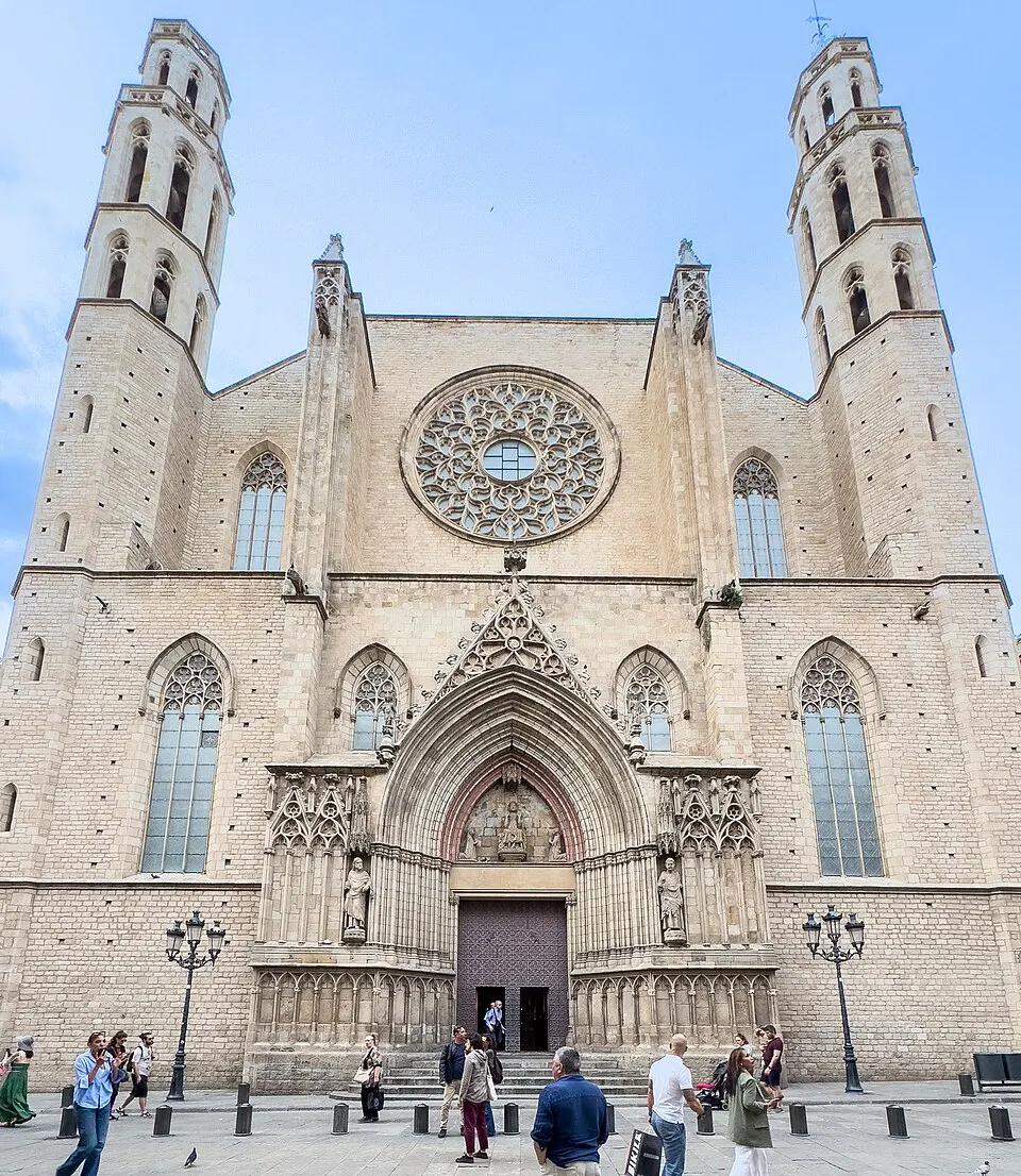 Nave de la basílica de Santa Maria del Mar